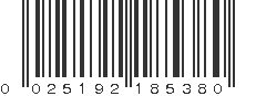 UPC 025192185380