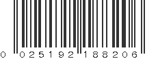 UPC 025192188206