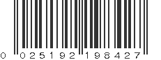 UPC 025192198427