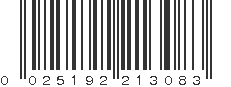 UPC 025192213083