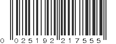 UPC 025192217555