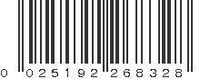 UPC 025192268328