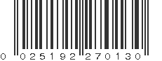 UPC 025192270130