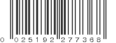 UPC 025192277368