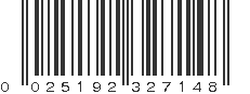 UPC 025192327148