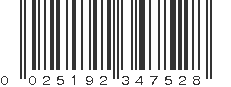 UPC 025192347528