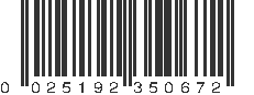 UPC 025192350672