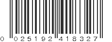 UPC 025192418327