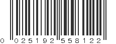 UPC 025192558122