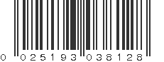 UPC 025193038128