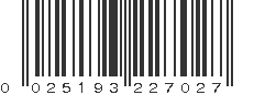 UPC 025193227027