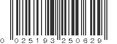 UPC 025193250629