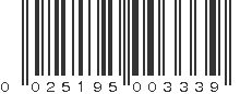 UPC 025195003339