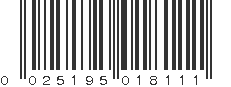 UPC 025195018111