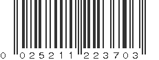 UPC 025211223703