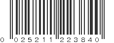 UPC 025211223840