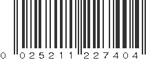 UPC 025211227404