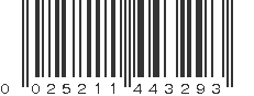 UPC 025211443293