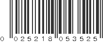 UPC 025218053525