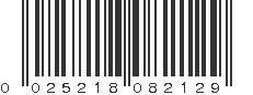 UPC 025218082129