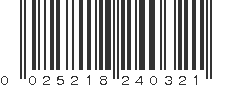 UPC 025218240321