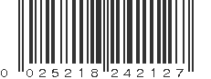 UPC 025218242127