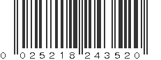 UPC 025218243520