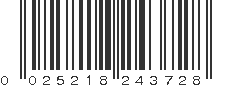 UPC 025218243728