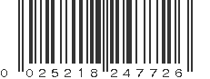 UPC 025218247726