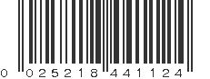 UPC 025218441124