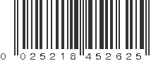 UPC 025218452625