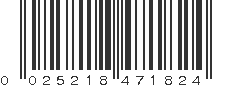 UPC 025218471824