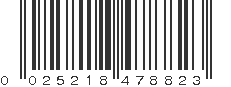 UPC 025218478823