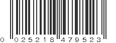 UPC 025218479523