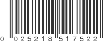 UPC 025218517522