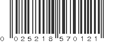 UPC 025218570121