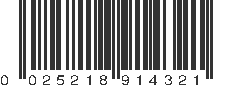 UPC 025218914321