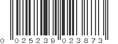 UPC 025239023873