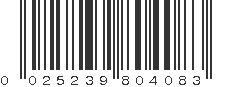 UPC 025239804083