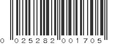 UPC 025282001705