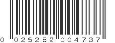 UPC 025282004737