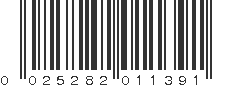 UPC 025282011391