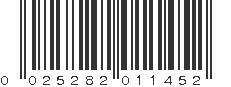 UPC 025282011452