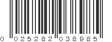 UPC 025282038985