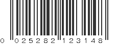 UPC 025282123148