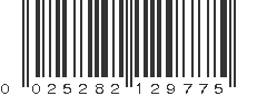 UPC 025282129775