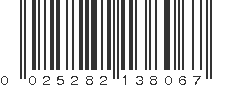 UPC 025282138067