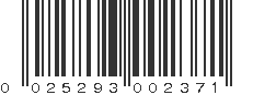 UPC 025293002371