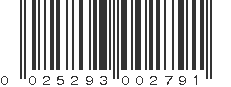 UPC 025293002791