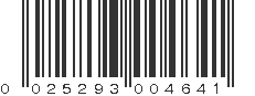 UPC 025293004641